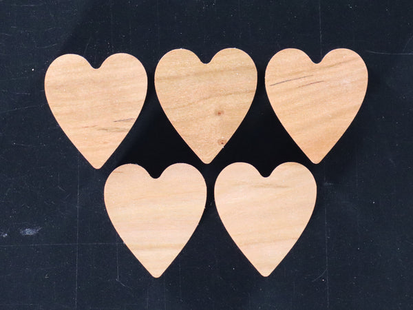 Heart Inlays--Medium Solid Heart Inlays