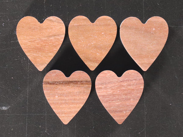 Heart Inlays--Medium Solid Heart Inlays