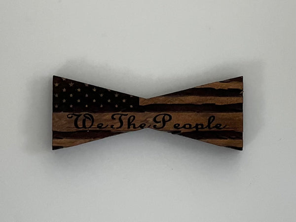 Bowtie--Small Patriotic We the People Flag Inlays (1112S Series)