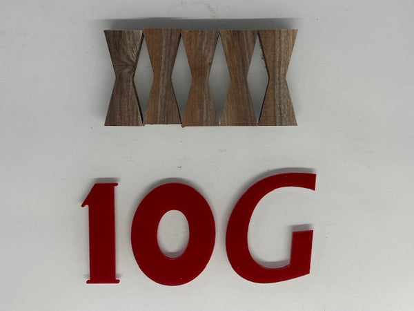 Stitcher Bin-One Off Lots--1/2" Medium Bowtie Inlays (1112M Series)