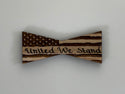 Bowtie--Medium Patriotic United We Stand Flag Bowtie Inlays (1112M Series)