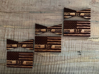 Limited Edition--250th Patriotic Flag Inlays
