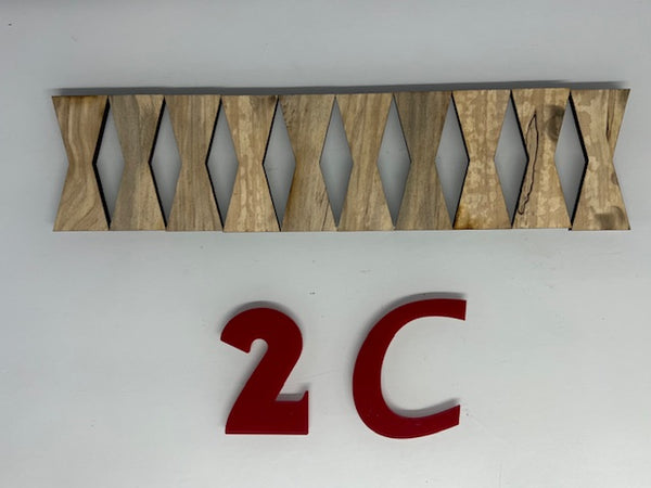 Stitcher Bin-One Off Lots--1/4" Large Bowtie Inlays (1112L Series)