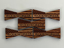 Bowtie--Medium Patriotic Woodworker Flag Bowtie Inlays (1112M Series)