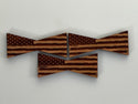 Bowtie--Medium Patriotic Rustic Flag Bowtie Inlays (1112M Series)