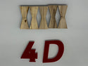 Stitcher Bin-One Off Lots--1/4" Large Bowtie Inlays (1112L Series)