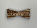 Bowtie--Large Patriotic United We Stand Flag Bowtie Inlays (1112L Series)