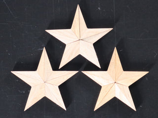 Star--1/8" Thick Large 5 Point Segmented Star Inlays