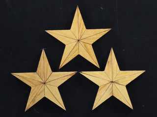 Star--1/8" Thick Large 5 Point Segmented Star Inlays