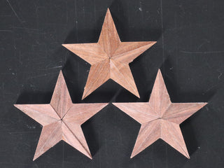 Star--1/8" Thick Large 5 Point Segmented Star Inlays