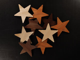 Star--1/4" Large 5 Point Solid Star Inlays (Original Star)