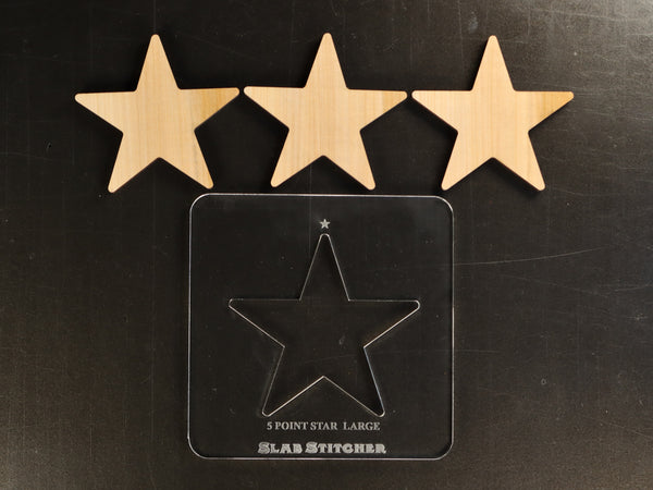 Star--1/4" Large 5 Point Solid Star Expansion Pack (Original Star)