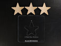 Star--1/4" Medium 5 Point Solid Star Expansion Pack
