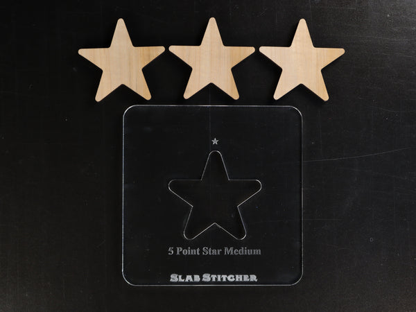 Star--1/4" Medium 5 Point Solid Star Expansion Pack