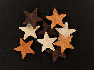Star--1/4" Small 5 Point Solid Star Inlays