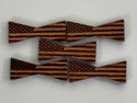 Bowtie--Small Patriotic Rustic Flag Bowtie Inlays (1112S Series)