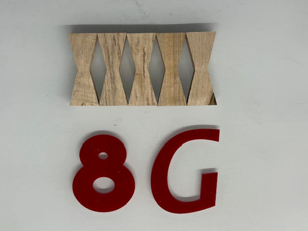 Stitcher Bin-One Off Lots--1/2" Medium Bowtie Inlays (1112M Series)