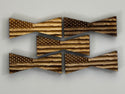 Bowtie--Small Patriotic Rustic Flag Bowtie Inlays (1112S Series)