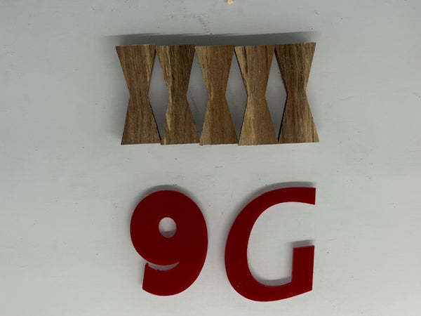 Stitcher Bin-One Off Lots--1/2" Medium Bowtie Inlays (1112M Series)