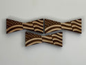 Bowtie--Medium Patriotic Waving Flag Bowtie Inlays (1112M Series)