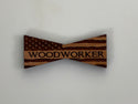Bowtie--Medium Patriotic Woodworker Flag Bowtie Inlays (1112M Series)