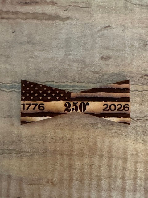 Limited Edition--250th Patriotic Flag Inlays