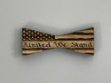 Bowtie--Small Patriotic United We Stand Flag Bowtie Inlays (1112S Series)