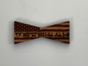 Bowtie--Large Patriotic Veteran Flag Bowtie Inlays (1112L Series)