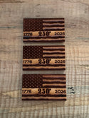Limited Edition--250th Patriotic Flag Inlays