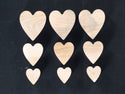 Heart Inlays--Multi-Size Solid Heart Inlays