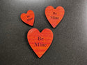 Heart Inlays--Engraved Heart Inlays