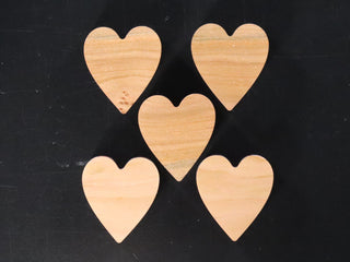 Heart Inlays--Large Solid Heart Inlays