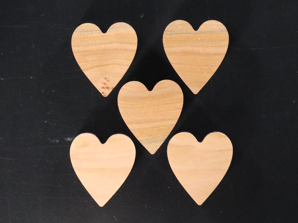 Heart Inlays--Large Solid Heart Inlays
