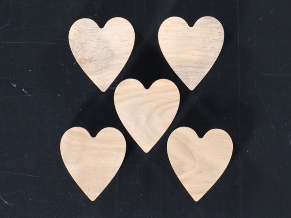 Heart Inlays--Large Solid Heart Inlays