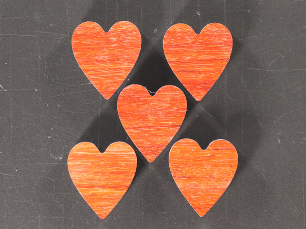 Heart Inlays--Large Solid Heart Inlays