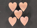 Heart Inlays--Large Solid Heart Inlays