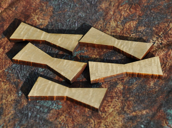 Limited Edition--1/4" Quilted Maple Inlays
