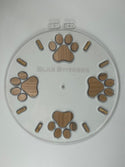 Clock--Dog Print Clock Kit