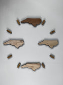 Clock--North Carolina Inlays