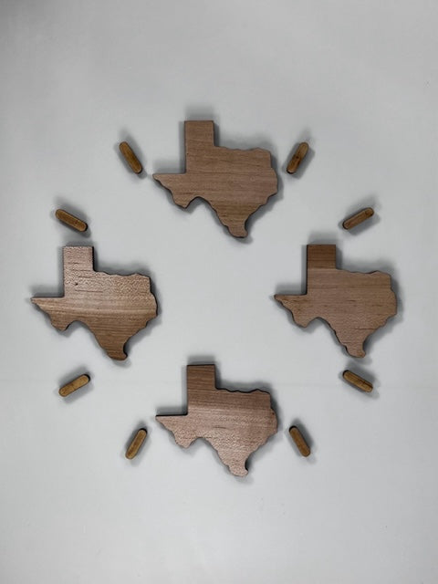Clock--Texas Inlays