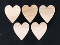 Heart Inlays--Medium Solid Heart Inlays