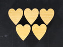 Heart Inlays--Medium Solid Heart Inlays