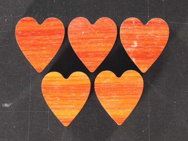 Heart Inlays--Medium Solid Heart Inlays