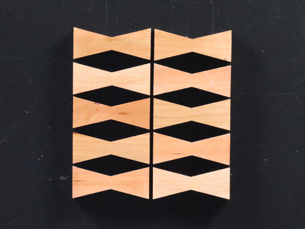 Booqa Inlay Bowtie--Medium Bowtie Inlays (1112M Series) | Slab Stitcher