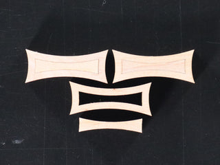 Concave--Medium Concave Inset Two-Tone Inlays (0209CM  Series)