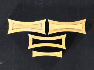 Concave--Medium Concave Inset Two-Tone Inlays (0209CM  Series)
