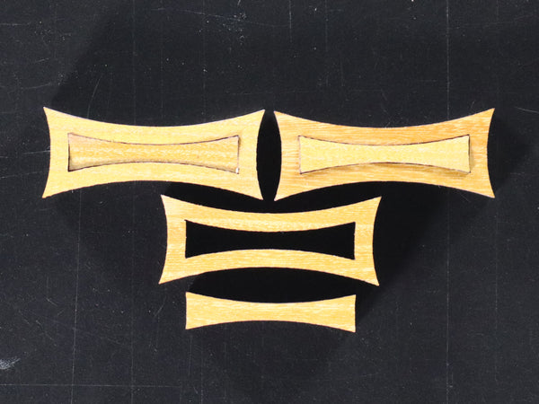 Concave--Medium Concave Inset Two-Tone Inlays (0209CM  Series)