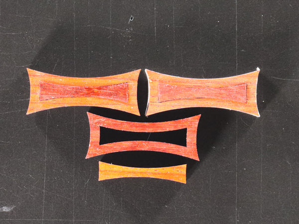 Concave--Medium Concave Inset Two-Tone Inlays (0209CM  Series)