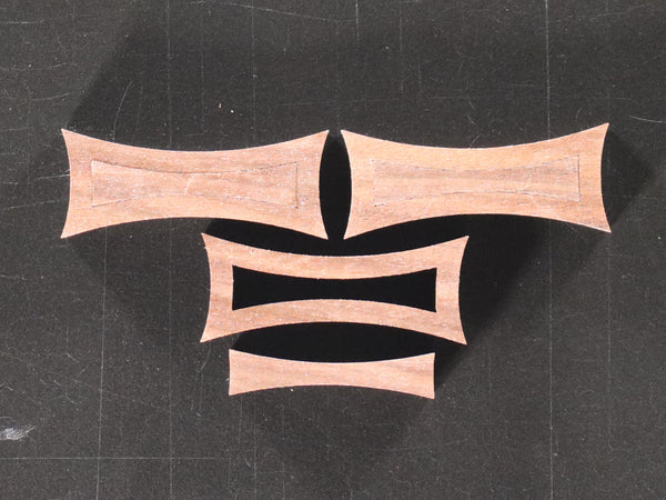 Concave--Medium Concave Inset Two-Tone Inlays (0209CM  Series)