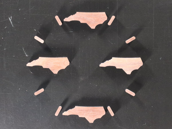 Clock--North Carolina Inlays